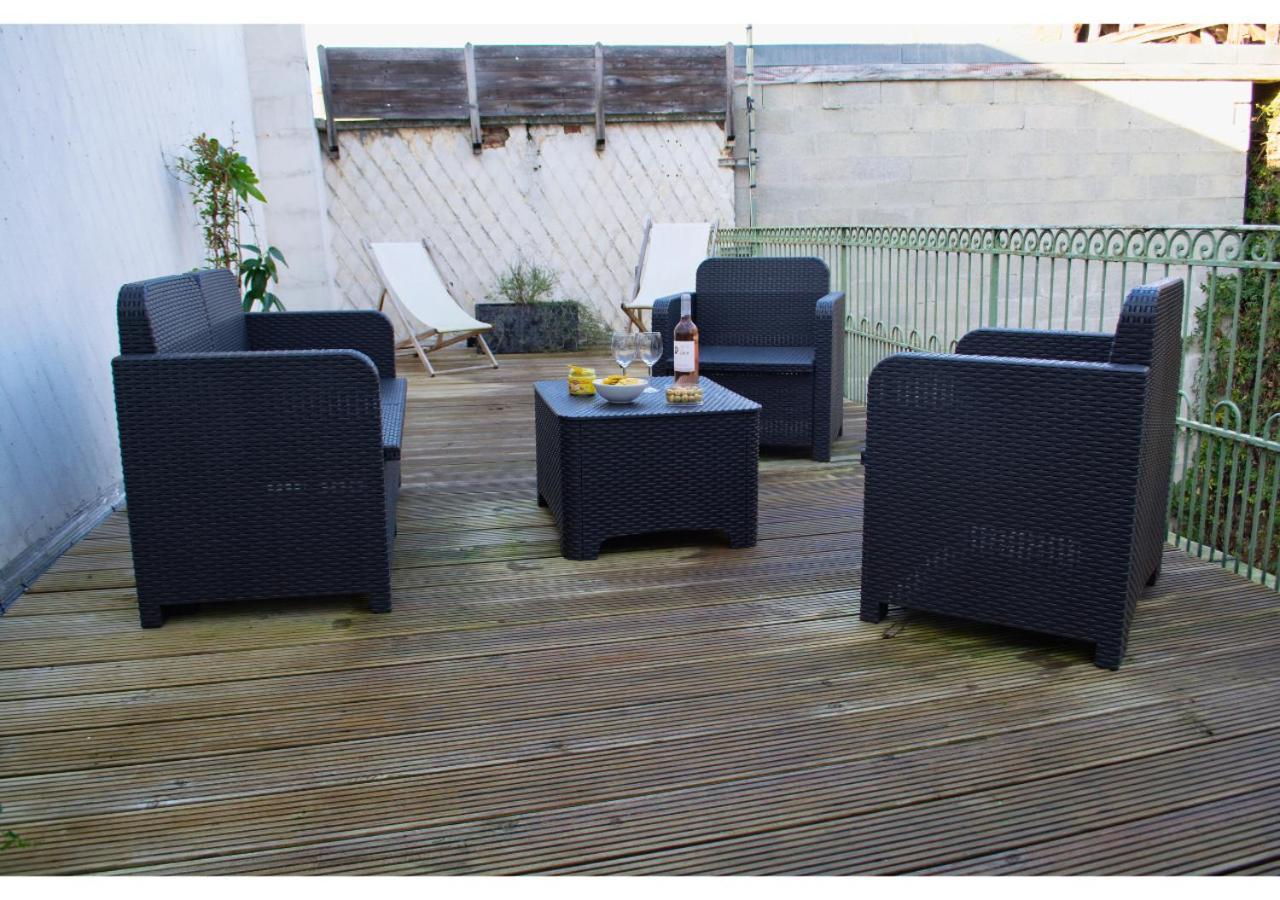 Le Charme D'Antan - Terrasse - Balcon - Hypercentre Evreux Apartment Exterior photo